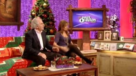 Carol Vorderman com um vestido sensual