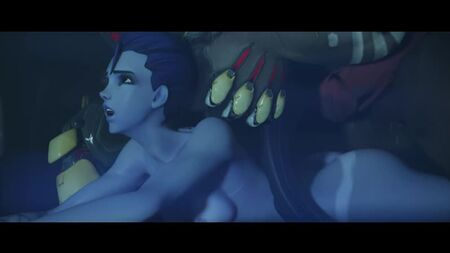 Widowmaker - sexo anal; pornografia hentai em 3D; [Overwatch]