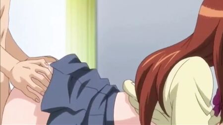 Ejacular dentro de uma colega na biblioteca - Hentai sem censura