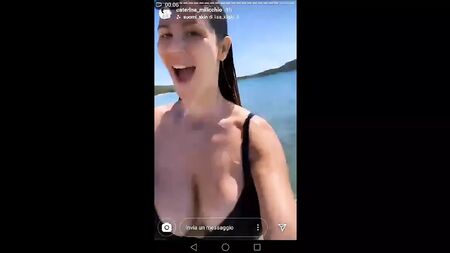 CATERINA MILICCHIO. OOPS, SEIOS GRANDES NO INSTAGRAM