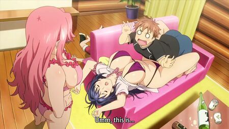 Aqui está o Nijou - Maken-Ki! Dois animes ecchi (2014)