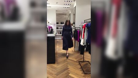 Vestido de verão azul da Karen Millen 1.mov