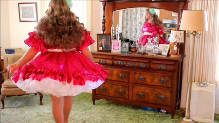 Vestido curto com volume