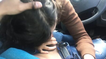 O meu primeiro broche no carro. Estava nervosa