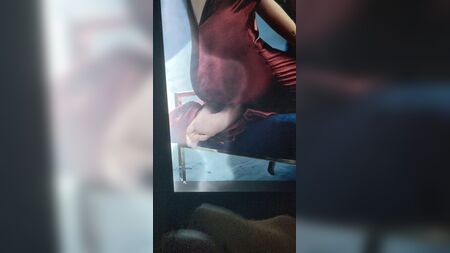 Homenagem ao esperma nos pés de Natalie Dormer