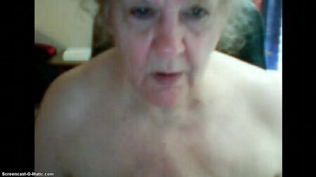 avó na webcam