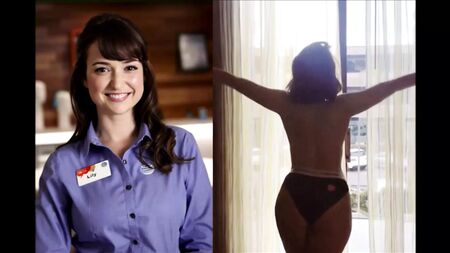 O deslize de Milana Vayntrub