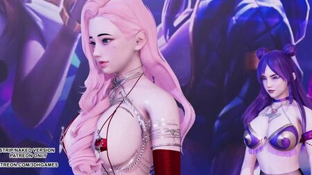 HYUNA – Vamos lá, Ahri, Kaisa, Seraphine, KDA do League of Legends