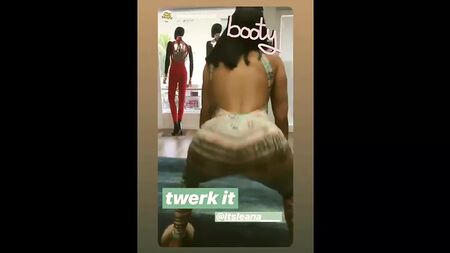 Leana Zaoui a dançar twerk (os anjos)
