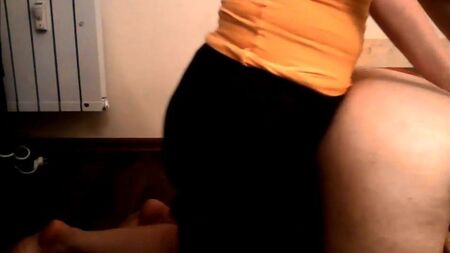 Pegging com calças de ioga
