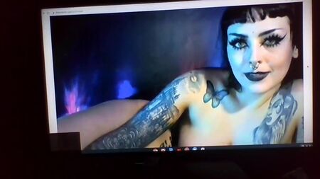 stripper gótica sensual