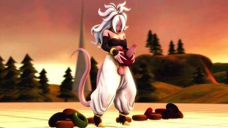 O Majin Android 21 é pura masturbação
