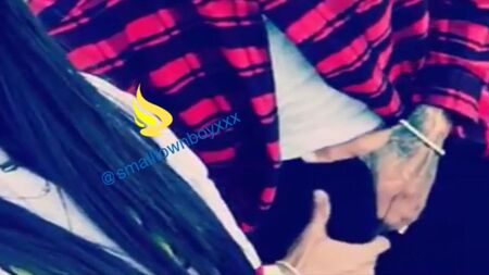 Chris Brown a agarrar