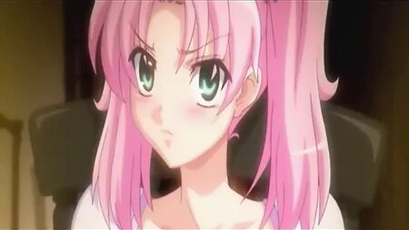 Gata hentai de cabelo rosa a foder com força