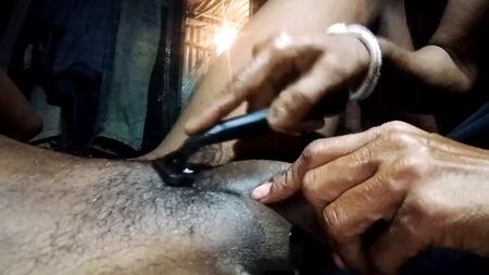 A minha tia-avó limpou ela própria o terreno hoje