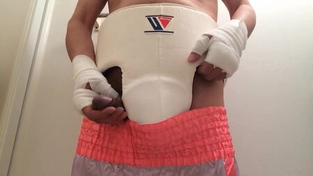 Protetor de virilha para boxe