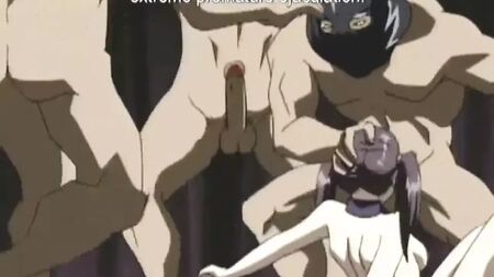Puta de anime bukkake fodida