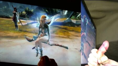 Homenagem a uma personagem do Guild Wars 2