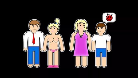Jogo erótico «Mãe Gostosa, Por Favor» com o enteado arrogante