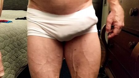 Brincadeiras com protuberâncias extremas na roupa interior com o LA Dave