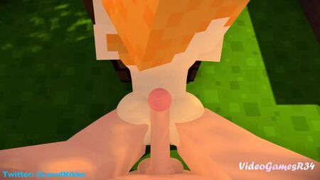 Compilação de animações pornográficas do Minecraft: Steve, Alex e Jenny