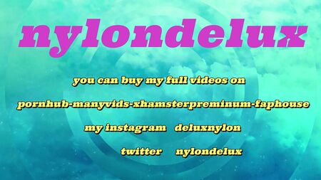 nylondelux em collants neon e striptease