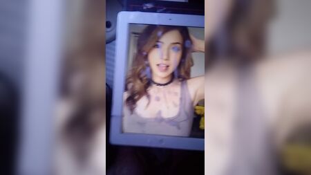Pokimane a gemer: uma homenagem ao orgasmo!