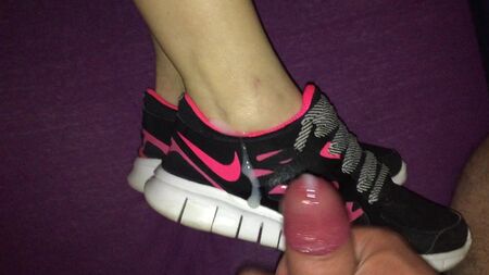Nike Free Run 2.0 Shoejob: Ejaculação