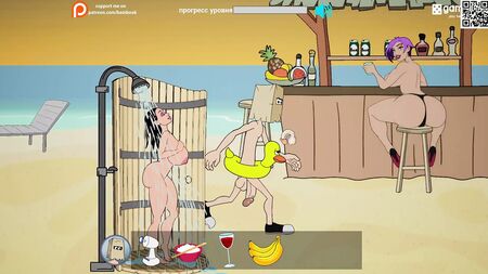 Jogo completo - Fuckerman, Praia