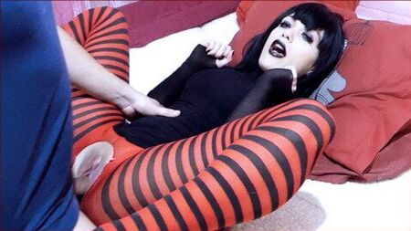 Meia-irmã gótica sensual - Mavis Cosplay