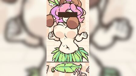 CocoNut Shake - Jogo Pixel Hentai – Seios enormes, ordenha na praia
