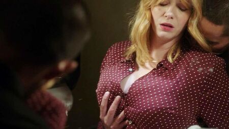 Cena de sexo com Christina Hendricks no ScandalPlanet.Com