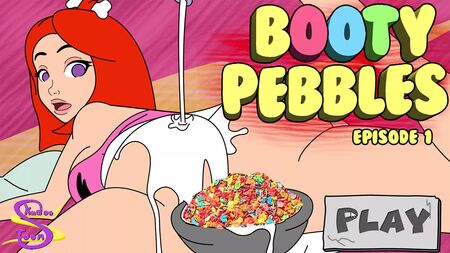 Booty Pebbles - Os Flintstones, o Barney a foder a boca da Pebbles