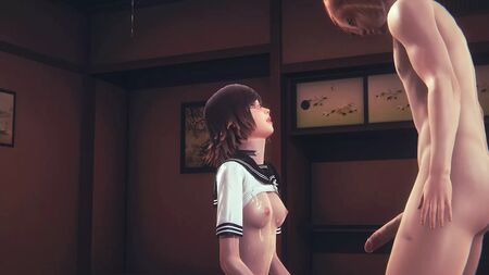 Hentai 3D sem censura - Kaya a fazer sexo num tatami