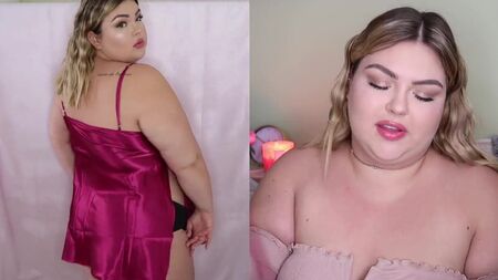 Camisolas de dormir tipo baby doll em cetim para tamanhos grandes e cuecas em cetim preto