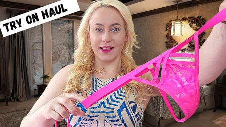 Vídeo de compras: experimentação de sutiãs da Peek a Boo com a Michellexm
