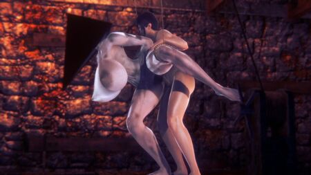 Mulher com Cabeça de Pirâmide é Fodida com Violência: Paródia Hentai de Silent Hill