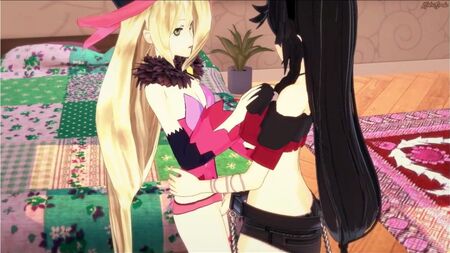 Velvet fode Magilou com um strap-on. Tales of Berseria Hentai