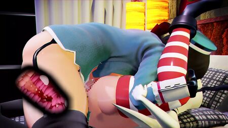 MMD - Takao e Shimakaze: Sexo anal futanari