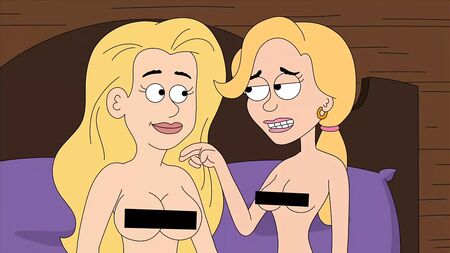 Brickleberry - Ethel Anderson e Amber a beijarem-se