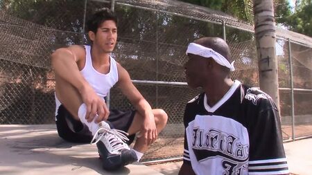 Justin Blayde e Jack Spade numa foda gay inter-racial