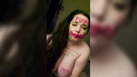 A minha puta de mijo a encher a boca de mijo