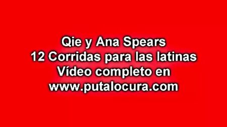 Belezas espanholas do gloryhole: engolir esperma, facial, partilha de esperma