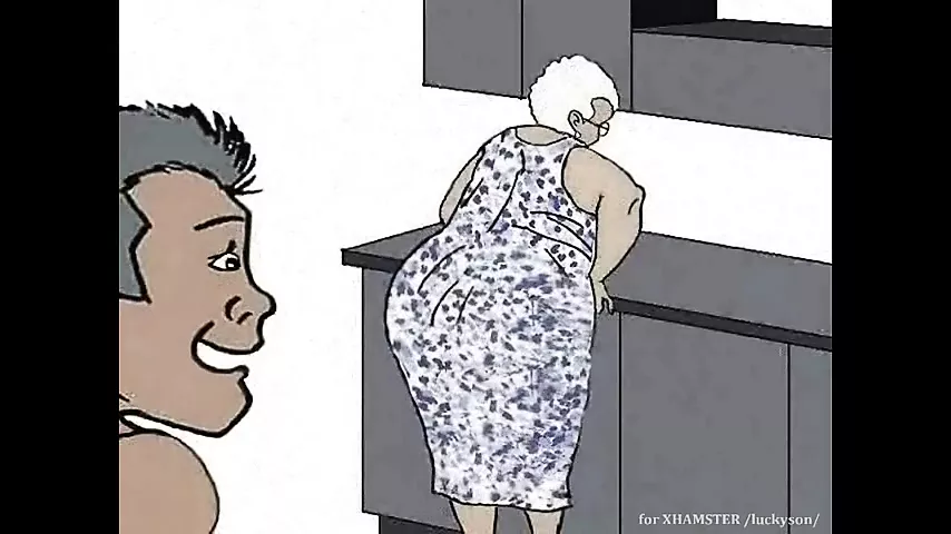 Cartoon Granny Porn - Black Granny loving anal! Animation cartoon!