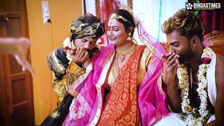 A rainha desi BBW Sucharita: Quarteto completo, Swayambar, hardcore, erótico, noite de sexo em grupo, gangbang – Filme completo (Áudio em hindi)