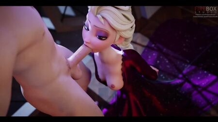Elsa Red Dress [fireboxstudio] Oral, Anal, Futa/trans, Mamas grandes, Grupo