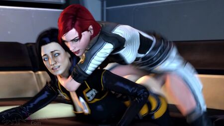 (Som) FemShep & Miranda Lawson futanari on female - Fraternisation ver.alternate [Mass Effect, LordAardvark;R34;futanari]