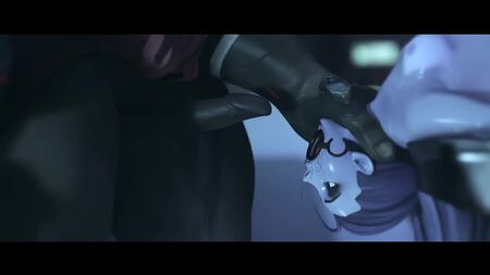 Widowmaker x Doomfist - BDSM; sexo oral; minet; boquete; garganta profunda; facefuck; orgasmo; gozada; sexo 3D porno hentai; [Overwatch]