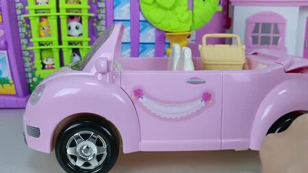 Casa de bonecas para bebés e brinquedos de piscina Orbeez piquenique jogo de carros 아기인형 하우스와 개구리알 수영장 리틀미미 뽀로로 장난감 - 토이몽