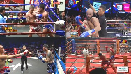 Aztz Elbow. Rajadamnern, Super Campeão de Muay Thai, Max Muay Thai, Kun Khmer